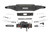 22-25 Toyota Tundra Blk LED 12000S Hybrid Front Bumper - Rough Country 