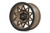 17x8.5 5x5 (5x127) 4.75BS Rough Country 78 Serie Brnz Bl Lip