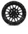 20x9 8x180 Hustle Satin Black / Gloss Black Lip - Arena Wheel