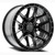 20x9 6x135 1mm Offset Battle Satin Black - Arena Wheel