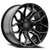 22x10 6x5.5 -18mm Offset Cobra Gloss Black Brushed - Arena Wheel
