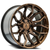 22x10 6x5.5 15mm Offset Cobra Bronze - Arena Wheel