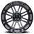 Restless AT1915 Black Machined 20X10 6-139.7 -25MM 106MM Off Road Wheels American Truxx