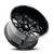 Restless AT1915 Black Milled 20X10 8-165.1 -25MM 125.2MM Off Road Wheels American Truxx