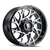 Destiny AT1913 Black Machined 20X9 8-170 0MM 125.2MM Off Road Wheels American Truxx