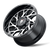Destiny AT1913 Black Machined 24X14 8-165.1 -76MM 125.2MM Off Road Wheels American Truxx