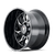 Destiny AT1913 Gloss Black Milled 24X14 8-170 -76MM 125.2MM Off Road Wheels American Truxx