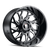 Destiny AT1913 Gloss Black Milled 20X12 6-135/6-139.7 -44MM 106.1MM Off Road Wheels American Truxx