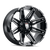 Boom AT1903 Gloss Black Milled 18X9 8-170 -12MM 125.2MM Off Road Wheels American Truxx