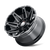 Boom AT1903 Gloss Black Milled 18X9 8-170 -12MM 125.2MM Off Road Wheels American Truxx