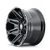 Boom AT1903 Gloss Black Milled 20X9 8-165.1 -12MM 125.2MM Off Road Wheels American Truxx