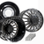 24" Arena A110 Rival Dually Kit/ Gloss Black & Milled
