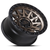 17x9 8X6.5 5.79BS LUNATIC Matte Bronze