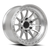 17x8 6x130 6BS Machined/Clear Baja