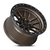 17x9 6x5.5 4.53BS Matte Bronze Krawler