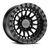 17x9 8x6.5 5.04BS Matte Black W/Matte Black Ring Mojave