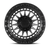 17x9 8x6.5 5.04BS Matte Black W/Matte Black Ring Mojave