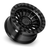 17x9 8x170 4.53BS Matte Black W/Gloss Black Ring Mojave