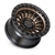 17x8.5 5x5.0 5.73 Matte Bronze W/Matte Black Ring Mojave