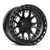 17x9 6x5.5 5BS Matte Black W Matte Black Ring Commando