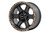 Rough Country 79 Series Wheel | One-Piece | Semi Gloss Black w/Bronze Ring | 18x9 | 5x5 | -12mm - 79181218A