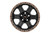 Rough Country 79 Series Wheel | One-Piece | Semi Gloss Black w/Bronze Ring | 18x9 | 5x5 | -12mm - 79181218A