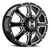 Hostile (Dually Series) Kodiak 22x8.25 8x165.1 123mm ET Blade Cut finish Wheel