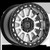 Hostile (Baja Series) Dominator 20x9 6x139.7 1mm ET Machined finish Wheel