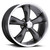 17x7 5x4.5 4.25BS 142 Legend 5 Gunmetal Machined Lip - Vision Wheel