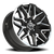 305 Rekluse 20x9 6x5.5 +12mm Gloss Black Machined Face and Lip