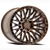 Karma 20x10 6x135 -18mm Bronze Tint Clear