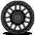 17x9 BOOST 8x165.1  0 5.03 125.1 SATIN BLACK CENTER GLOSSY BLACK LIP [A119179082P00004] - Image 3