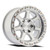 Throttle 17x9 6x5.5 +0mm Gloss Silver Machined