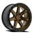 Throttle 20x9 6x5.5 +0mm Bronze Center Glossy Black Lip