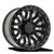 Jackal 20x10 8x180 -18mm Satin Black Center Glossy Black Lip