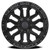 Jackal 20x10 6x5.5 -18mm Satin Black Center Glossy Black Lip