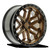 Jackal 22x10 6x5.5 -18mm Bronze Center Glossy Black Lip