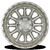 Enduro 17x9 6x5.5 +0mm Gloss Silver Machined