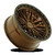 20x9 ALPHA 6x139.7  0 5.03 106.1 SMOKED BRONZE CENTER GLOSSY BLACK LIP [M003209084P00026] - Image 2