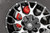 Caliper Covers | Rear | Red | Chevy/GMC Sierra 1500 (19-25)/Silverado 1500 (19-26) - 711062