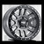 Dirty Life Race Wheels Canyon Pro 9309 GY 18x9 6x139.7 20mm Satin Graphite [9309-8983MGT20]
