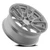 22x9.5 LUSSO 6x139.7  3 5.59 106.1 GLOSS SILVER BRUSHED [A138229584P00309] - Image 5