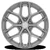 22x9.5 LUXOR 6x139.7  25 6.21 106.1 GLOSS SILVER BRUSHED [A141229584P02509] - Image 3