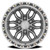 17x8.5 PURSUIT 6x139.7  25 5.76 106.1 GLOSS SILVER MACHINED [A137178584P02519] - Image 6