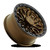 20x9 PURSUIT 8x180  12 5.44 124.2 SMOKED BRONZE CENTER GLOSSY BLACK LIP [A137209018P01226] - Image 2