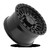 17x9 APACHE 8x180  0 5.03 124.2 SATIN BLACK CENTER GLOSSY BLACK LIP [A153179018P00004] - Image 2