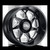 Cali Offroad Sevenfold 9111 22x12 6x135 -51mm Gloss Black Milled [9111-22236BM]