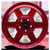 Dirty Life Race Wheels Compound 9315 20x10 6x135 -25mm Crimson Candy Red [9315-2136R] - Image 3
