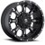 17x9 8x6.5 5.75BS D517 Krank Black Milled - Fuel Off-Road