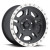 16x8 5x4.5 4.5BS Type 5129 Satin Black/Machined - Pro Comp Wheels